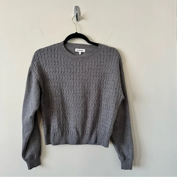 Heartloom- Asher Cable Knit Crew Neck Sweater (Size: Medium) - Picture 2 of 7